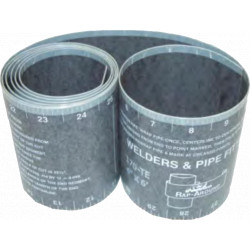 Pipe Ruler - 4" - Double-Ruled / TE Series *TUFF-EDGE®