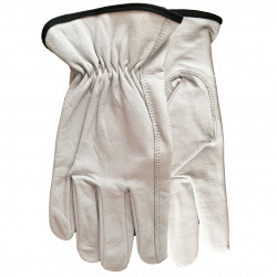 Goatskin Leather Driver Glove with Keystone Thumb - M