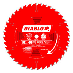 10" x 40 Tooth General Purpose Saw Blade