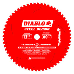 12" x 60 Tooth Cermet Metal and Stainless Steel Cutting Saw Blade