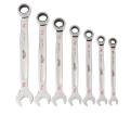 7pc Ratcheting Combination Wrench Set - SAE