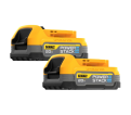 20V MAX* DEWALT POWERSTACK™ Compact Battery (2 Pack)