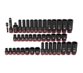 43PC SHOCKWAVE Impact Duty™ 3/8" Drive SAE & Metric Deep 6 Point Socket Set