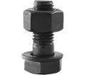 Structural Bolt 3/4" UNC - w/A563 DH Nut / Plain A325