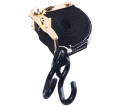 Ratchet & Strap Tie Down - 1" - S Hook / RATCHET1 Series