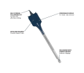 5/16 In. x 6 In. Daredevil™ Standard Spade Bits