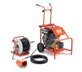 KJ-3100 Jetter with Pulse – H-111 and H-112 1⁄4" NPT Nozzles – H-38 Hose Reel with 200' x 3⁄8" (61 m x 10 mm) ID Jet Hose – 50' 