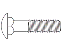 Carriage Bolt 3/8" Diameter - 18.8 Stainless Steel