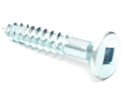 Flat Head #12 Robertson Wood Screws / Zinc (BULK)