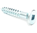 Flat Head #7 Robertson Wood Screws / Zinc (PKG)