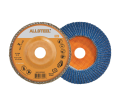 ALLSTEEL, 4-1/2" x 7/8" Flap Disc - 80 Grit
