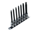 7 PC 3/8" DR SAE 4" Long Ball Nose Socket Set - *JET