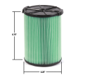 HEPA Media Filter - Green