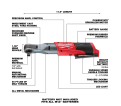 M12 FUEL™ 1/2 in. Ratchet 2 Battery Kit