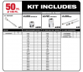 Socket Set - 1/4" & 3/8" - SAE & Metric / 48-22-9486 (106 PC)