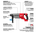 M18 FUEL™ 1-1/4" SDS Plus D-Handle Rotary Hammer w/ ONE-KEY™