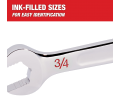 11pc SAE Combination Wrench Set