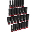 29PC SHOCKWAVE Impact Duty™ 1/2" Drive SAE & Metric Deep 6 Point Socket Set