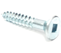 Flat Head #10 Robertson Wood Screws / Zinc (PKG)