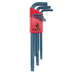 Hex Key Set - L-Wrench - Ball End - Metric - 9 pc / 10999 *BALLDRIVER