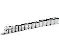 Chrome Socket Set - 1/2" - 6 Point / 601316 *15 Pc TORQUE DRIVE®