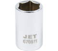 Socket - Regular 6 Point - 1/4" Drive - Metric / 6705