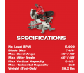 M18 FUEL™ 7-1/4 in. Dual Bevel Sliding Compound Miter Saw Kit