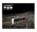 USB Rechargeable 1100L Twist Focus Flashlight