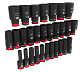 29PC SHOCKWAVE Impact Duty™ 1/2" Drive Metric Deep 6 Point Socket Set