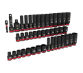 43PC SHOCKWAVE Impact Duty™ 3/8" Drive SAE & Metric Deep 6 Point Socket Set