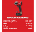 M18 FUEL™ 1/2" Mid-Torque Impact Wrench w/ Friction Ring Kit