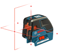 Laser Level - 5-Point Cross-Line - Red - AA Battery / GCL25