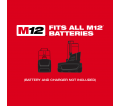 M12 FUEL™ 1/2 in. Ratchet 2 Battery Kit