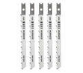 4" 6TPI U-Shank Wood High Carbon Steel Jig Saw Blades 5PK