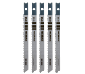4" 10TPI T-Shank Wood High Carbon Steel Jig Saw Blades 5PK