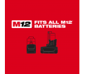 M12 FUEL™ 1/2" Right Angle Impact Wrench Kit