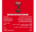 M18 FUEL™ 1/2" HTIW w/ Friction Ring & Grease Gun Combo Kit
