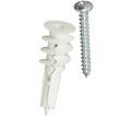 Drywall Anchor - #8 - Plastic / 64 Series *TWIST-N-LOCK