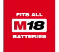 M18 FUEL™ 4-1/2 in.-6 in. No Lock Braking Grinder with Paddle Switch 2 Battery Kit