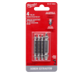 M2 Steel Screw Extractor Set 4PC