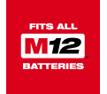 M12 FUEL™ Straight Die Grinder 2 Battery Kit