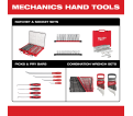 7pc SAE Flex Head Ratcheting Combination Wrench Set