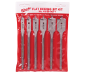 6 Piece Universal Flat Boring Bit Kit