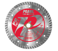 7 x .090 x Dia, 5/8 Pearl P2 Pro-V™ Gen. Purpose Flat Core Turbo Blade, 10mm Rim