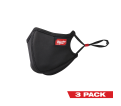 3PK L/XL 3-Layer Performance Face Mask